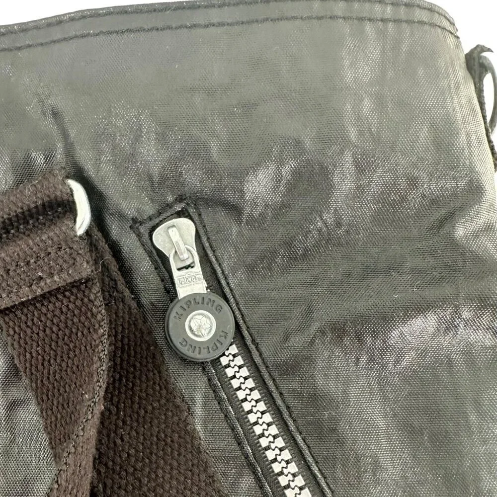 Kipling Fleur Large Book Bag Tote in Black EUC